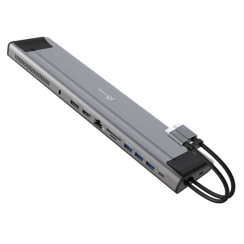 2021年11月19日発売予定 激安セール J5 JCD552 USB-C 12in1 Docking グレ－ブラック with SSDスロット M.2 NVMe Station [宅送]
