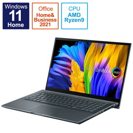 [PR] ASUS エイスース　ノートパソコン Zenbook Pro 15 OLED UM535QA パイングレー [15.6型 /AMD Ryzen 9 /メモリ:16GB /SSD:1TB]　UM535QAKY212WS
