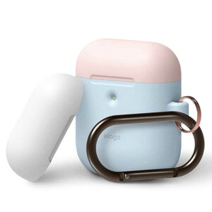 ELAGO@AIRPODS DUO HANG CASE for AirPods 2nd Generation Wireless Charging Case(Pastel Blue)@ELA2WCSSCOWPB