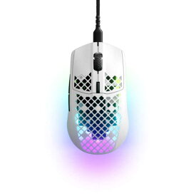 STEELSERIES　ゲーミングマウス Aerox 3 Snow 2022 EDITION [光学式 /有線 /6ボタン /USB] スノー　62603J