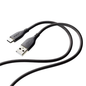�G���R���@ELECOM�@USB-A to USB Type-C�P�[�u�� �Ȃ߂炩 1.0m �O���[ �@MPA-ACSS10GY