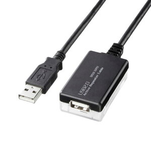 サンワサプライ 12m延長USB2.0アクティブリピーターケーブル  KBUSBR212N
