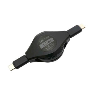 iJoV@USB-C  USB-CP[u莮 ubN 1.2m USB Power DeliveryΉ @SMC-12PD