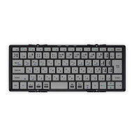 MOBO　折りたたみキーボード (iOS/iPadOS/mac/Win) ［有線・ワイヤレス /Bluetooth・USB］ ブラック/グレ…