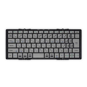 MOBO@܂肽݃L[{[h (iOS/iPadOS/mac/Win) mLECX /BluetoothEUSBn ubN/O[@AM-K2TF83J/BKG