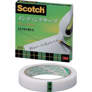 3Mジャパン 3M メンディングテープ 18mmX50m 巻芯径76mm 810318_