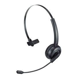 サンワサプライ　ヘッドセット [ワイヤレス(Bluetooth) /片耳 /ヘッドバンドタイプ]　MM-BTMH58BK