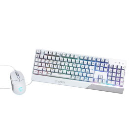 MSI　ゲーミングキーボード・マウスセット VIGOR GK30 COMBO WHITE [有線 /USB] ホワイト　VigorGK30COMBOWHI