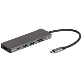 ナカバヤシ　PD対応 USBType-cアルミドッキングステーション 15cm (USB Power Delivery対応)　UDC01SGY