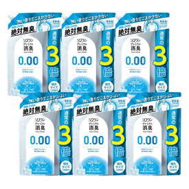 LION　ソフランプレミアム消臭ウルトラゼロつめかえ用特大 1200ml×6個