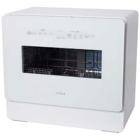 SIROCA　食器洗い機 食器点数31〜40点 UV除菌 [1〜5人用] ホワイト　SSMH351W