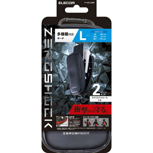 �G���R���@ELECOM�@�X�}�[�g�t�H���p�L�������O�|�[�`/ZEROSHOCK/�J���r�i�t�L/�x���g���[�v/3WAY����/�_�u���|�P�b�g/L�T�C�Y/�u���b�N�@P-05CZ2BK