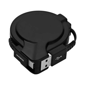 OWLTECH�@�Б����������o���銪����莮USB Type-C�P�[�u���@(katamaki�i�J�^�}�L))�@�u���b�N�@OWLCBKRPAC75BK