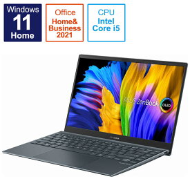 ASUS エイスース　ノートパソコン Zenbook 13 OLED パイングレー [13.3型 /Windows11 Home /intel Core i5 /メモリ：8GB /SSD：512GB]　UX325EA-KG809WS