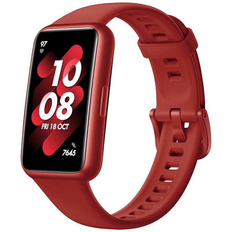 <br>HUAWEI　スマートウォッチ HUAWEI Band7 Flame Red　BAND7 RED
