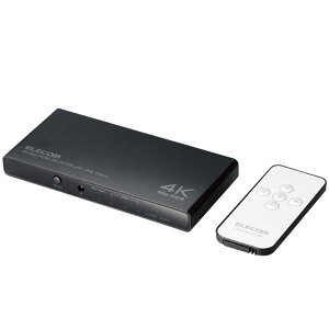 GR@ELECOM@HDMI ؑ֊ (Type-C×1/HDMI×3/1o/4K 60Hz/蓮)@DH-SW4KC41BK