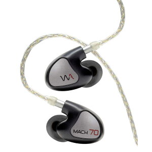 WESTONE�@�C���z�� �J�i���^ MACH70 ���j�o�[�T��IEM[7BA] �K�����^���u���b�N [��3.5mm �~�j�v���O]�@WA-M70