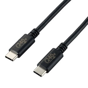 GR@ELECOM@USB-C  USB-CP[u [[d /] /1m /240W /USB2.0] ubN@U2C-CCPE10NBK