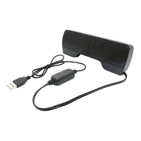 ナカバヤシ　ミヨシ 2WAY PCスピーカー USBーA接続【USB電源】　USP-01/BK