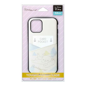 PGA　iPhone 11 Pro用 タフポケットケース [リラックマ/リラックマスタイル(寝そべり)] San-X Collection [リラックマ/リラックマスタイル(寝そべり)]　YY03203