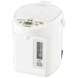 象印マホービン　ZOJIRUSHI　VE電気まほうびん 優湯生 ホワイト [2.2L/蒸気セーブ機能つき]　CV-TE22