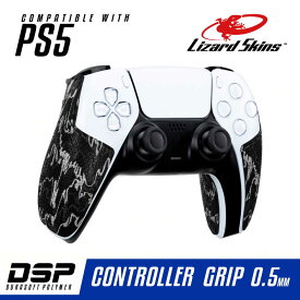 LIZARDSKINS　DSP PS5専用 ゲームコントローラー用グリップ ブラックカモ