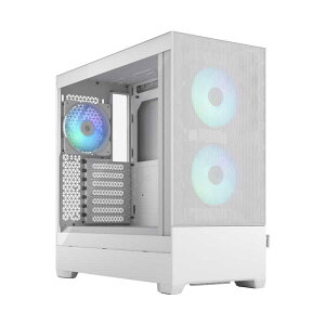 FRACTALDESIGN@PCP[XmATX /Micro ATX /Mini-ITXnPop Air RGB White TG Clear Tint zCg@FD-C-POR1A-01