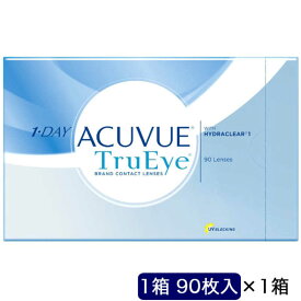 ジョンソン＆ジョンソン　(度あり/-4.00) ワンデーアキュビュートゥルーアイ90枚パック (BC9.0) コンタクトレンズ