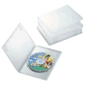 �G���R���@ELECOM�@DVD�g�[���P�[�X(1�����[/5���Z�b�g)��N���A��@CCD-DVD02CR