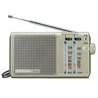 パナソニック　Panasonic　ホームラジオ [ ワイドFM対応 / AM / FM ] シルバー　RF-U156-S