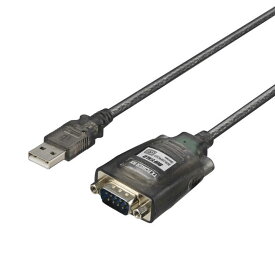 BUFFALO　USBシリアル変換ケーブル ブラックスケルトン 0.5m ブラックスケルトン　BSUSRC0705BS