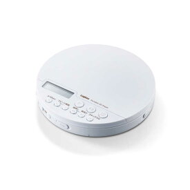 エレコム　ELECOM　Bluetooth搭載 ポータブルCDプレーヤー ホワイト　LCP-PAPB02WH