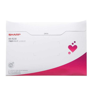 シャープ SHARP 不織布マスク(抗菌タイプ・ふつうサイズ・30枚入り)