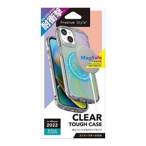 PGA@iPhone 14 Plus 6.7C` MagSafe[dΉ NA^tP[X I[ Premium Style I[@PG-22RPT04AR