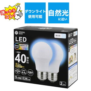 ORIGINALBASIC@LEDd E26 fM{HΉmʓd` 40W F 2 Lz^Cvn@LDA4DGSK40XOS2P