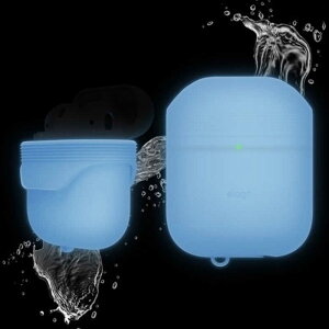 ELAGO�@AirPods�p WaterProof Case Night Glow Blue�@ELAPDCSSCWCNG