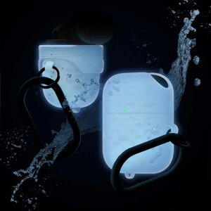 ELAGO�@AirPods WaterProof Hang Case Active for AirPods Night Glow Blue�@ELAPDCSSCWANG