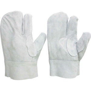 ミドリ安全 溶接用 牛床革手袋 3本指 短 MT-106-3P-TAN