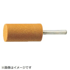 トラスコ中山　軸付砥石WA 円筒型 φ3×幅13×軸3 #80 10本入　MO021P