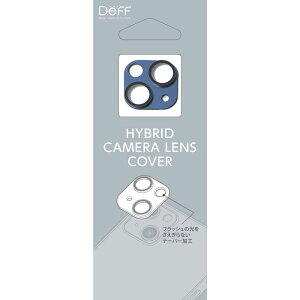 DEFF�@iPhone 14 6.1�C���`�EiPhone 14 Plus 6.7�C���`���p�J���������Y�J�o�[ �HYBRID CAMERA LENS COVER� �u���[�@DG-IP22GA2BU
