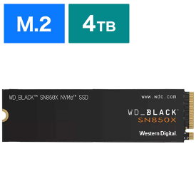 WESTERN DIGITAL　WD_BLACK SN850X NVMe SSD WDS400T2X0E｢バルク品｣　WDS400T2X0E