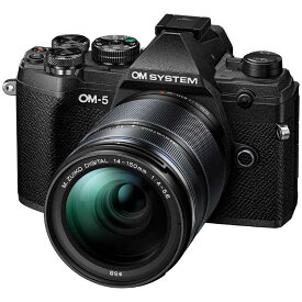 OMSYSTEM　ミラーレス一眼カメラ　OM-5 14-150mm II レンズキット ブラック