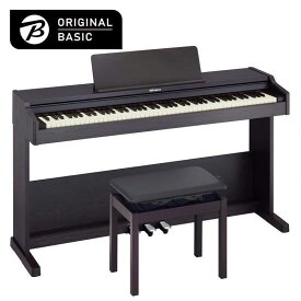 ORIGINALBASIC　電子ピアノ 高低自在椅子・ヘッドホン付属 ダークローズウッド [88鍵盤]　OBRP107-DR（標準設置無料）