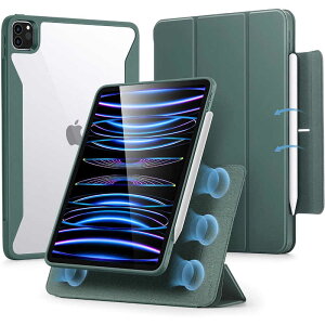ESR�@11�C���` iPad Pro(��4/3����)�p Rebound �n�C�u���b�h�P�[�X360 ESR Forest Green ESRReboundHybridCase360foriPadPro11�@ReboundHybrid360