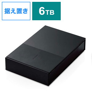 �G���R���@ELECOM�@�O�t��HDD USB-A�ڑ� �e���r�^�����(Mac/Windows11�Ή�) �u���b�N [6TB /�����u���^]�@ELD-GTV060UBK