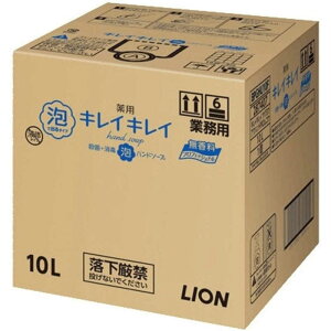 ライオンハイジーン キレイキレイ薬用泡ハンドソープ無香料 10L