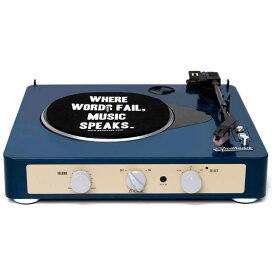 GADHOUSE　レコードプレーヤー Brad Retro record NAVY　GAD001004NV