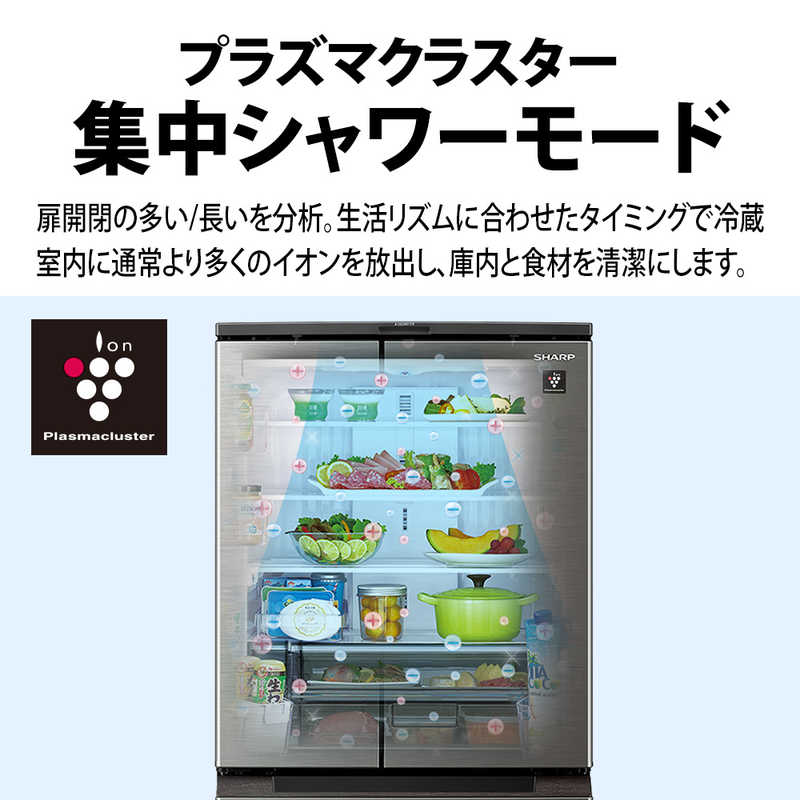 楽天市場】シャープ SHARP 冷蔵庫 プラズマクラスター冷蔵庫 6ドア