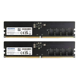ADATA　増設用メモリ DDR5-4800 ブラック[DIMM DDR5 /32GB /2枚]　AD5U480032GDT