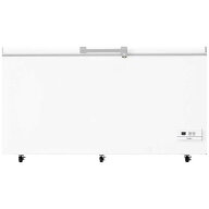 ハイアール　冷凍庫 1ドア 519L 上開き キャスター付き 直冷式 幅165cm ホワイト　JF-MNC519B(W)（標準設…